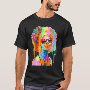 Black Girl Inspired Black Woman Paint-drivrutin T Shirt
