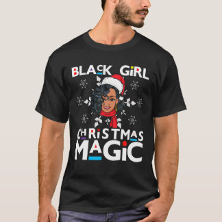 Black Girl-jultomten Sista syster Mela T Shirt