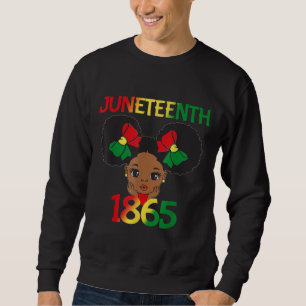 Black Girl Junetonde 1865 Kids Småbarn Celebrati Lång Ärmad Tröja