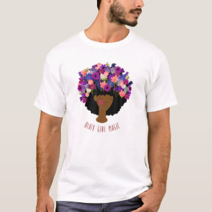 Black Girl Magic Afro Queen BLM Melanin T Shirt