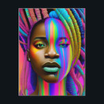 Black Girl Magic Birthday Sista Melanin Woman Helg Vykort<br><div class="desc">Black Girl Magic Anpassningsbar Personlig Birthday Sista Melanin Woman Queens</div>