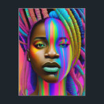Black Girl Magic Birthday Sista Melanin Woman Helg Vykort<br><div class="desc">Black Girl Magic Anpassningsbar Personlig Birthday Sista Melanin Woman Queens</div>