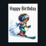 Black Girl Magic Birthday Sista Melanin Woman Helg Vykort<br><div class="desc">Black Girl Magic Anpassningsbar Personlig Birthday Sista Melanin Woman Queens</div>