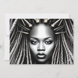 Black Girl Magic Birthday Sista Melanin Woman Inbjudningar