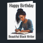 Black Girl Magic Birthday Sista Melanin Woman Kort<br><div class="desc">Black Girl Magic Anpassningsbar Personlig Birthday Sista Melanin Woman Queens</div>