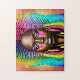 Black Girl Magic Birthday Sista Melanin Woman Pussel