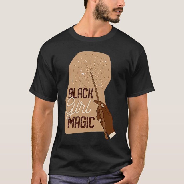 Black Girl Magic Black History BHM African T Shirt (Framsida)