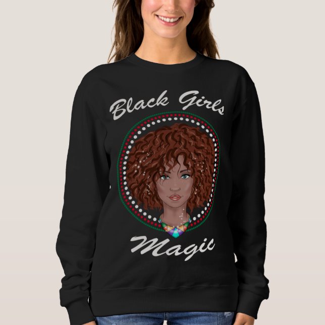 Black Girl Magic Black History Month African Ameri T Shirt (Framsida)