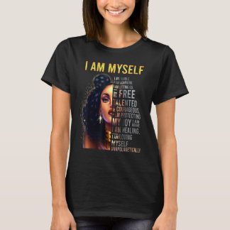 Black Girl Magic, Black Women, jag är själv, Afro T Shirt