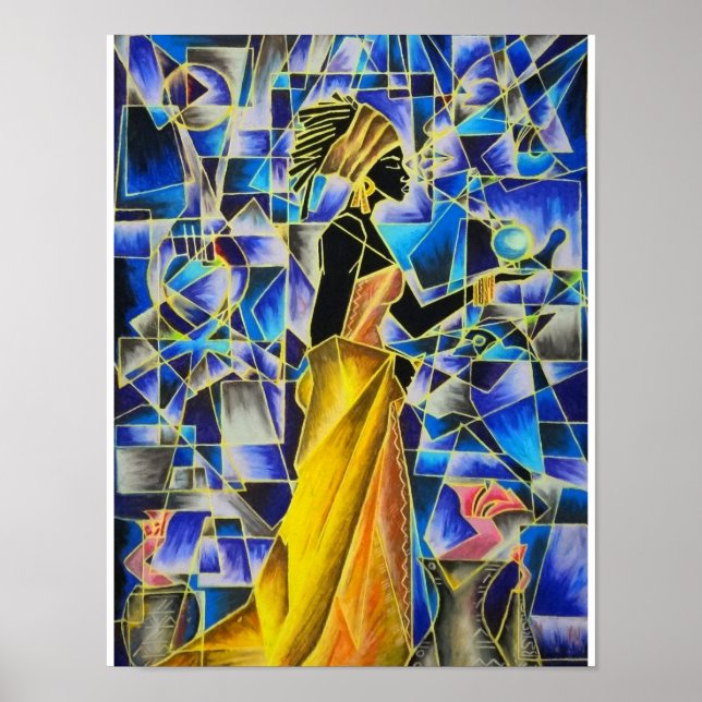 Black Girl Magic - BluBerry Isis Poster (Framsidan)