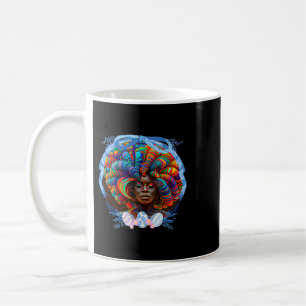 Black Girl Magic Curly Twist Vår Melanin Sista Kaffemugg