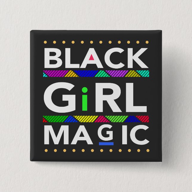 Black Girl Magic Knapp (Framsida)