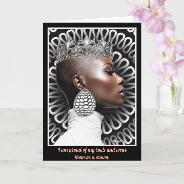 Black Girl Magic Kort (Orkide)