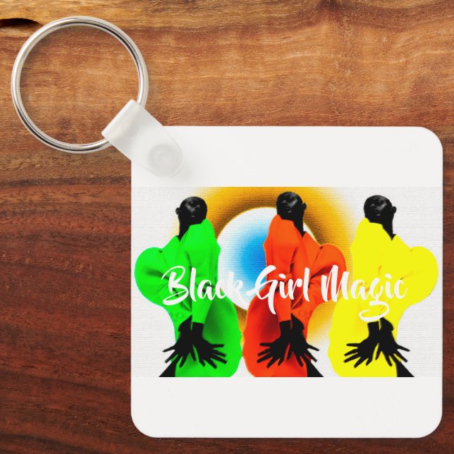 Black Girl Magic Nyckelring (Framsida)
