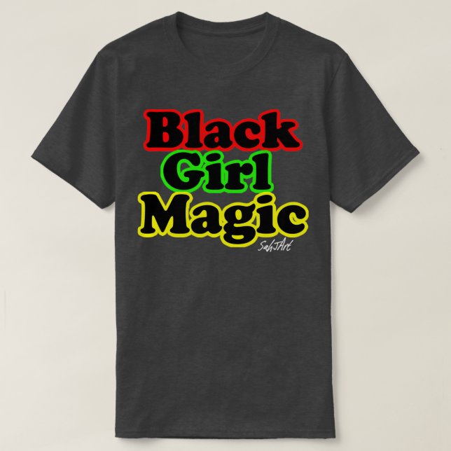 Black Girl Magic T Shirt (Design framsida)