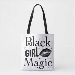 Black Girl Magic Tote Bag - Empowerment & Stil Tygkasse