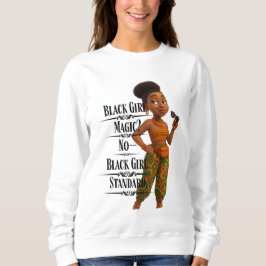 Black Girl Standard,Afro Modern,Pixarstyle 3d T Shirt