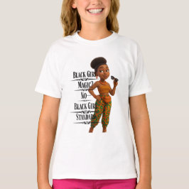 Black Girl Standard,Afro Modern,Pixarstyle 3d T Shirt
