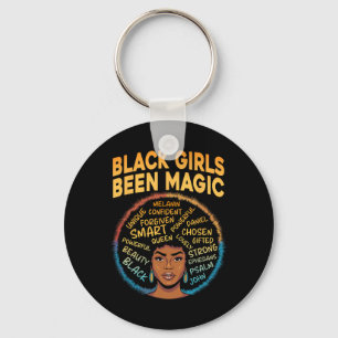 Black Girls har varit Magic Black History Melanin Nyckelring