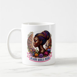 Black Girls Read Logotyp Mugg | Kaffe bok Älskare 