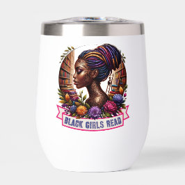 Black Girls Read Logotyp Vin Tumbler