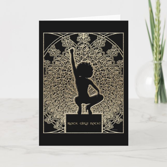 Black Girls Sten! Kort (Framsida)