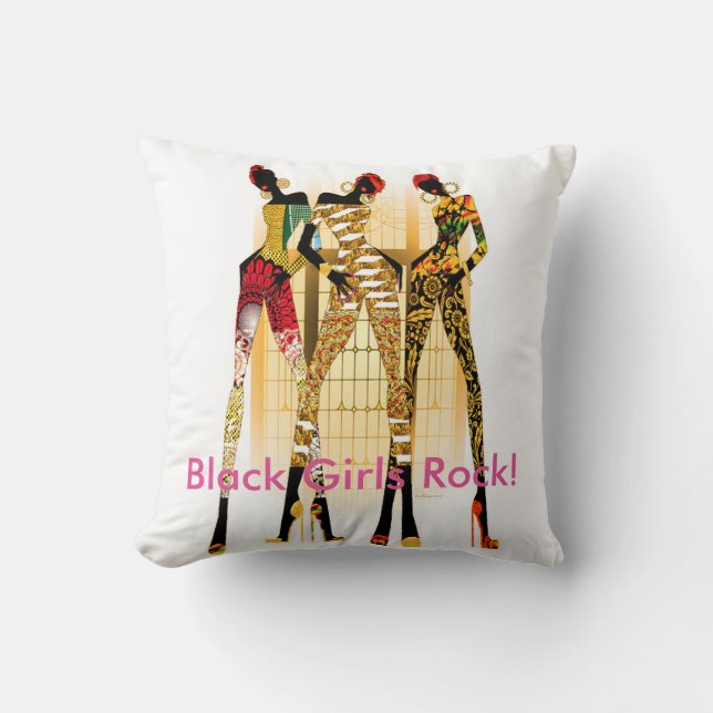 Black Girls Sten! Kudde (Framsida)