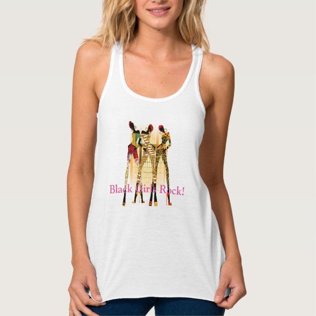 Black Girls Sten! Linne Med Racerback (Framsida)