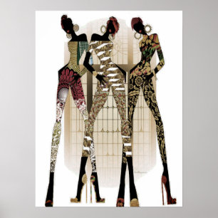 Black Girls Sten Poster