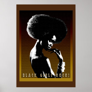 Black Girls Sten Poster