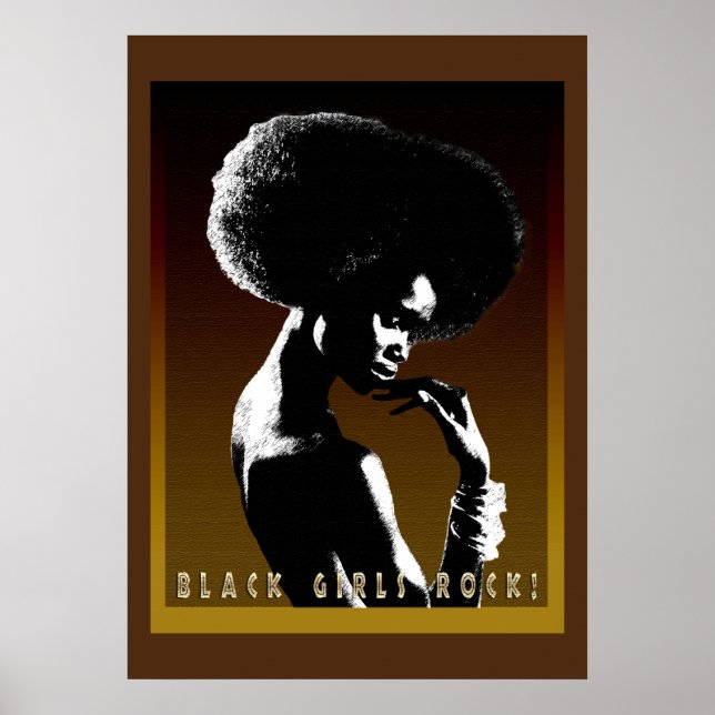 Black Girls Sten Poster (Framsidan)