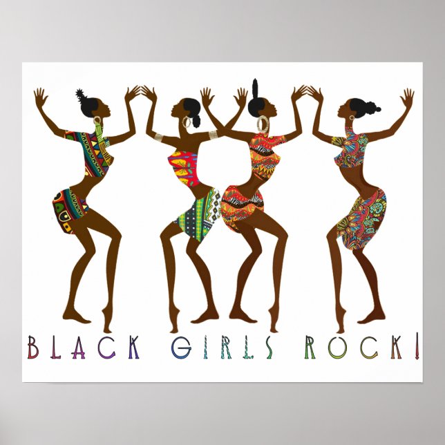 Black Girls Sten! Poster (Framsidan)