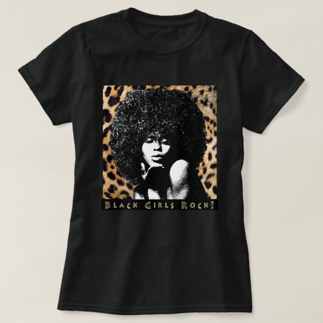 Black Girls Sten! T Shirt (Design framsida)