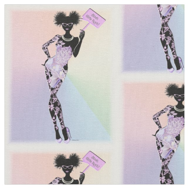 Black Girls Sten! Tyg (Närbild)