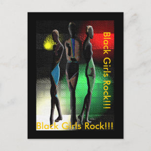 Black Girls Sten! Vykort