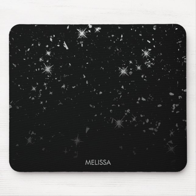 Black Glitter Musmatta (Framsidan)