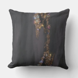 Black Glitter Pillow Kudde