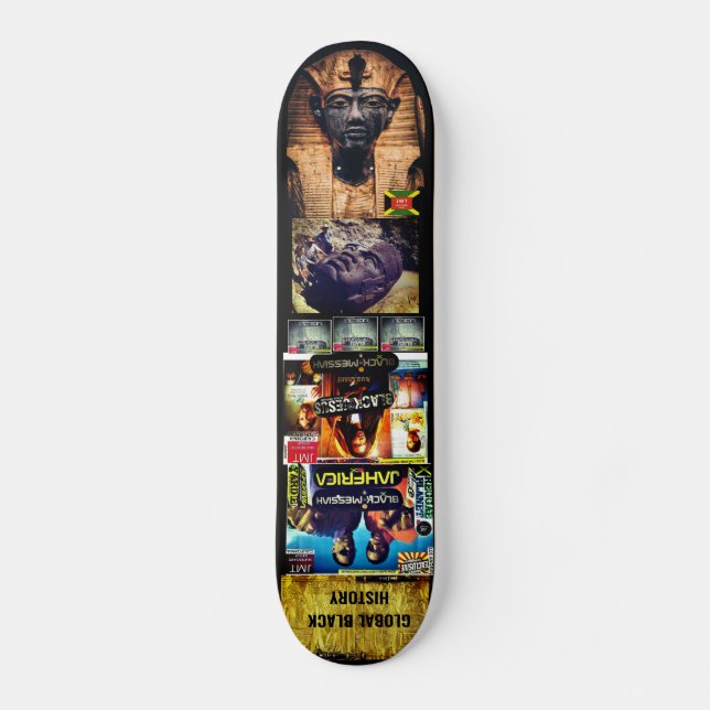 BLACK GLOBAL HISTORIA Skateboard (Framsida)