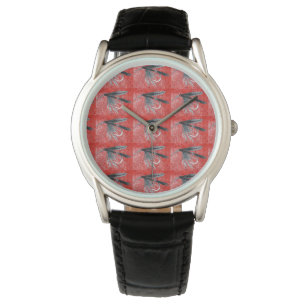 "Black Gnat" blöt fly, flygfiske fly bindning art Armbandsur