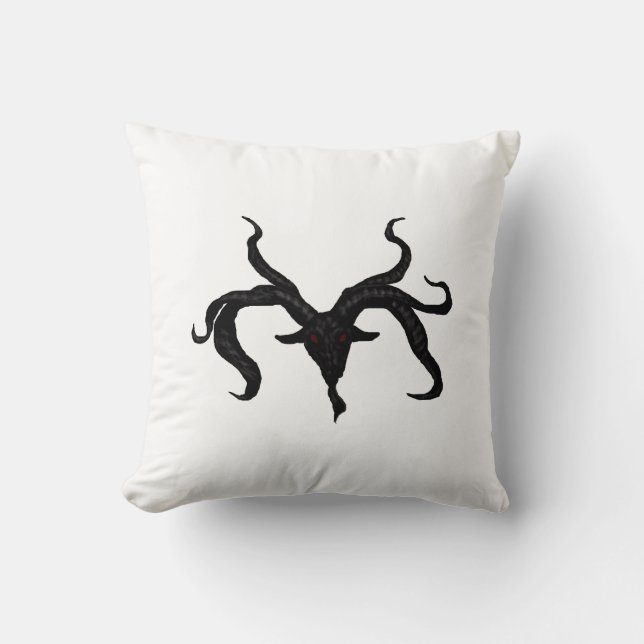 Black Goat Demon-kudde Kudde (Framsida)