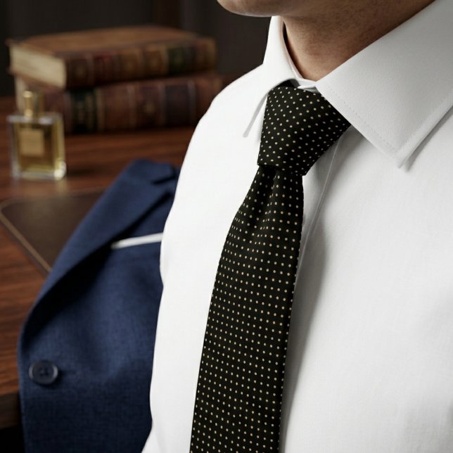 Black & Gold Micro Polka Dot Slips (Skapare uppladdad)