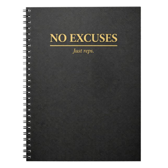 Black Gold Motivational Journal Anteckningsbok (Framsidan)