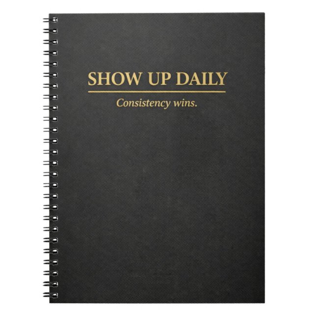 Black Gold Productivity Journal Anteckningsbok (Framsidan)