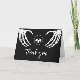 Black Gothic Baby Shower Tack Kort