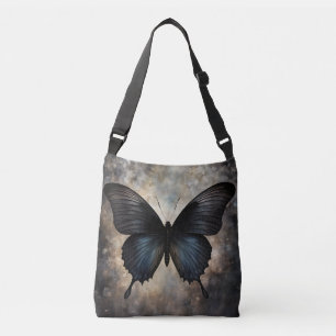 Black Gothic Butterfly Axelväska
