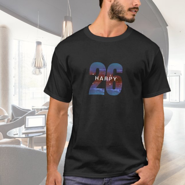 Black Gott nytt år T Shirt (Black Happy New Year T-Shirt)