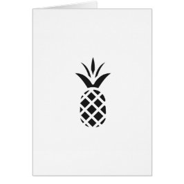 Black Gräs Apple Hälsningskort