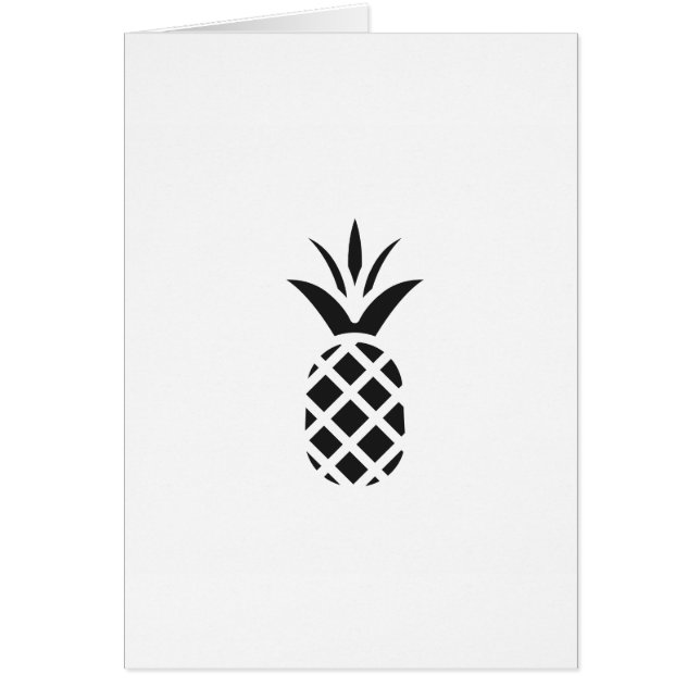 Black Gräs Apple Hälsningskort (Framsidan)