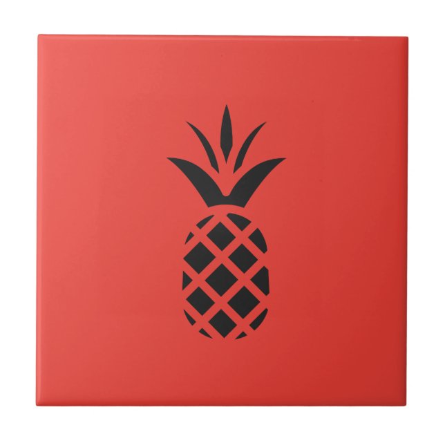 Black Gräs Apple i Red Kakelplatta (Framsidan)