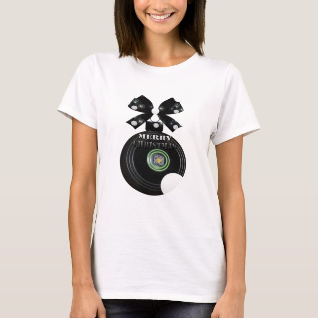 Black Gräsmatta Bowl, Julbult och Logotyp T Shirt (Framsida)